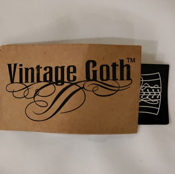 NWT Vintage Goth Size 22, Military Green & White Pattern Waist Trainer - Picture 7 of 9